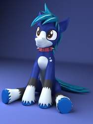 Size: 1500x2000 | Tagged: safe, artist:argos90, imported from derpibooru, oc, oc only, oc:azulito, earth pony, pony, 3d, colt, colt oc, foal, male, reference sheet, solo