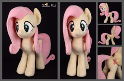 Size: 1713x1122 | Tagged: safe, artist:shunnkai, imported from derpibooru, fluttershy, pony, irl, photo, plushie, solo