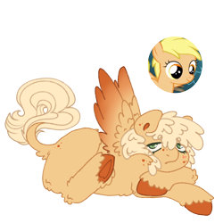 Size: 1000x1000 | Tagged: safe, artist:kazmuun, imported from derpibooru, mango dash, pegasus, pony, female, filly, foal, lying down, prone, simple background, solo, transparent background