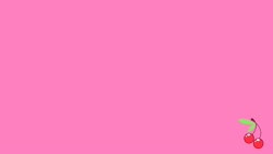 Size: 1920x1080 | Tagged: safe, artist:zacatron94, imported from derpibooru, cherry berry, cutie mark, cutie mark only, desktop background, minimalist, no pony, pink background, simple background, wallpaper