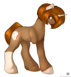 Size: 1510x1630 | Tagged: safe, artist:11-shadow, imported from derpibooru, oc, oc only, pony, unicorn, amputee, male, missing limb, nudity, sheath, simple background, solo, stallion, transparent background