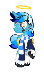 Size: 2506x4170 | Tagged: safe, artist:equestria secret guard, imported from derpibooru, oc, oc only, oc:radiant windstar, alicorn, alicorn oc, bandage, broken glass, clothes, front view, glasses, horn, male, simple background, solo, stallion, transparent background, walking, wings