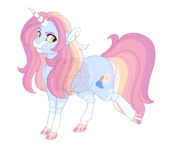 Size: 3000x2500 | Tagged: safe, artist:gigason, imported from derpibooru, oc, oc only, oc:sunshine, pony, unicorn, female, mare, offspring, parent:rainbow dash, simple background, solo, transparent background