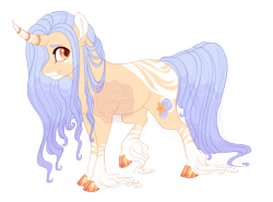 Size: 4200x3100 | Tagged: safe, artist:gigason, imported from derpibooru, oc, oc only, oc:shore shimmer, pony, unicorn, cloven hooves, female, mare, simple background, solo, transparent background, unshorn fetlocks