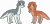 Size: 6711x3229 | Tagged: safe, artist:mr100dragon100, imported from derpibooru, oc, oc only, wolf, wolf pony, duo, female, male, non-pony oc, simple background, transparent background, updated design