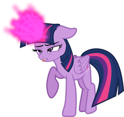 Size: 4538x4258 | Tagged: safe, artist:lincolnbrewsterfan, imported from derpibooru, screencap, twilight sparkle, alicorn, pony, school daze, .svg available, bedroom eyes, biting, blast, context in description, female, glow, glowing horn, great moments in animation, horn, i came, implied orgasm, inkscape, licking, licking lips, lidded eyes, lip bite, magic, magic aura, magic blast, mare, mid-blink screencap, mlem, multicolored mane, multicolored tail, not sure if want, out of character, out of context, purple eyes, raised hoof, raised leg, show accurate, silly, simple background, solo, standing, stimulation, striped mane, striped tail, svg, tail, tail wrap, tongue out, tongue wrap, transparent background, twilight sparkle (alicorn), twilight sparkle is best facemaker, varying degrees of want, vector, wasted