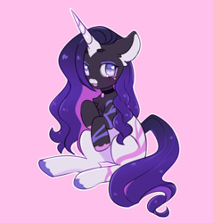 Size: 924x965 | Tagged: safe, artist:horseyuris, imported from derpibooru, oc, oc only, pony, unicorn, cute, request, requested art, simple background, solo