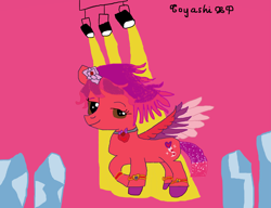 Size: 5505x4218 | Tagged: safe, artist:toyashixp, imported from derpibooru, pegasus, pony, spoiler:bridlewoodstock, spoiler:my little pony: make your mark chapter 4, crystal, female, g5, mare, my little pony: make your mark, my little pony: make your mark chapter 4, ruby jubilee, stage light