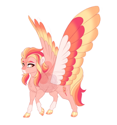 Size: 3000x3200 | Tagged: safe, artist:gigason, imported from derpibooru, oc, oc only, oc:firebolt, pegasus, pony, colored wings, female, mare, multicolored wings, offspring, parent:lightning dust, simple background, solo, transparent background, wings