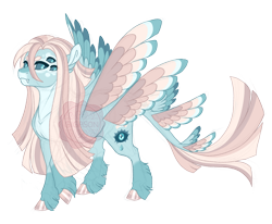 Size: 2796x2300 | Tagged: safe, artist:gigason, imported from derpibooru, oc, oc only, oc:insight, pegasus, pony, seraph, colored wings, female, mare, multicolored wings, multiple eyes, multiple wings, simple background, solo, tail wings, transparent background, wings