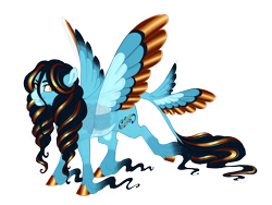 Size: 4000x3000 | Tagged: safe, artist:gigason, imported from derpibooru, oc, oc only, oc:sweet lullaby, pegasus, pony, colored wings, female, mare, multicolored wings, simple background, solo, tail wings, transparent background, unshorn fetlocks, wings