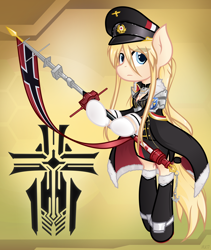 Size: 2948x3500 | Tagged: safe, artist:mrlolcats17, imported from derpibooru, earth pony, pony, azur lane, battleship, clothes, high res, ponified, shipmare, solo, uniform, vector