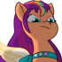 Size: 70x70 | Tagged: safe, artist:dsb71013, derpibooru exclusive, edit, edited screencap, imported from derpibooru, screencap, sunny starscout, alicorn, pony, spoiler:g5, spoiler:my little pony: tell your tale, spoiler:tyts01e49, emotes, g5, mission imponable, my little pony: tell your tale, picture for breezies, ponymote, race swap, simple background, solo, sunnycorn, transparent background