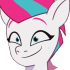 Size: 70x70 | Tagged: safe, artist:dsb71013, derpibooru exclusive, imported from derpibooru, zipp storm, pegasus, pony, spoiler:g5, spoiler:my little pony: tell your tale, spoiler:tyts01e52, emotes, g5, gif, my little pony: tell your tale, picture for breezies, ponymote, ponytropico, simple background, smiling, smirk, solo, transparent background