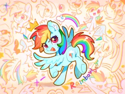 Size: 2160x1620 | Tagged: safe, artist:千雲九枭, imported from derpibooru, part of a set, rainbow dash, pegasus, pony, butt, cute, dashabetes, female, looking at you, looking back, looking back at you, mare, name, open mouth, open smile, plot, rainbow, rainbutt dash, smiling, solo, spread wings, starry eyes, underhoof, wingding eyes, wings