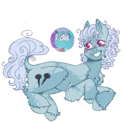 Size: 1000x1000 | Tagged: safe, artist:kazmuun, imported from derpibooru, screw loose, earth pony, pony, butt fluff, chest fluff, concave belly, female, leg fluff, mare, simple background, solo, transparent background