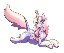 Size: 1280x1067 | Tagged: safe, artist:rawr, imported from twibooru, oc, oc only, oc:kilora, inflatable pony, kirin, pooltoy pony, air valve, image, inflatable, looking at you, png, pool toy, quadrupedal, seams, simple background, solo, transparent background