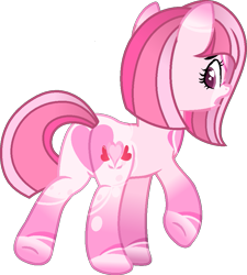 Size: 837x930 | Tagged: safe, artist:tanahgrogot, imported from derpibooru, oc, oc only, oc:annisa trihapsari, earth pony, pony, annibutt, base used, butt, earth pony oc, heart, heart butt, heart eyes, looking at you, looking back, looking back at you, open mouth, plot, ponysona, redesign, simple background, solo, transparent background, wingding eyes