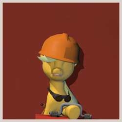 Size: 2260x2260 | Tagged: safe, artist:xafilah, imported from derpibooru, applejack, earth pony, pony, 3d, solo, team fortress 2