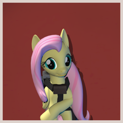 Size: 2260x2260 | Tagged: safe, artist:xafilah, imported from derpibooru, fluttershy, pegasus, pony, 3d, solo, team fortress 2