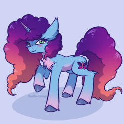 Size: 2500x2500 | Tagged: safe, artist:shad0w-galaxy, derpibooru exclusive, imported from derpibooru, pony, unicorn, blushing, chest fluff, cute, doodle, ear fluff, female, freckles, g5, gradient mane, hooves, long hair, mare, misty brightdawn, mistybetes, my little pony: make your mark, simple background, smiling, solo, unshorn fetlocks