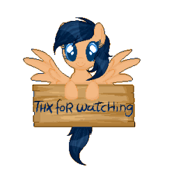 Size: 300x300 | Tagged: safe, artist:angellightyt, imported from derpibooru, oc, oc only, pegasus, pony, animated, base used, female, flying, gif, mare, pegasus oc, sign, simple background, smiling, solo, transparent background