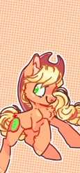 Size: 1892x4096 | Tagged: safe, artist:pastacrylic, imported from derpibooru, applejack, earth pony, pony, phone wallpaper, solo