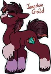 Size: 1182x1706 | Tagged: safe, artist:sexygoatgod, imported from derpibooru, oc, oc only, oc:jonathan gold, pony, unicorn, male, simple background, solo, transparent background, unshorn fetlocks