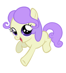 Size: 800x888 | Tagged: safe, artist:ridingonrainbows, imported from derpibooru, cream puff, 2018, blank flank, dynamic pose, female, filly, foal, older, older cream puff, simple background, solo, transparent background