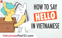 Size: 660x406 | Tagged: safe, artist:japanon, oc, oc only, oc:boxfilly, oc:gloomy day, pegasus, pony, unicorn, blushing, box, eyes closed, female, filly, gasp, heart, kissing, mare, meme, text, vietnam, vietnamese