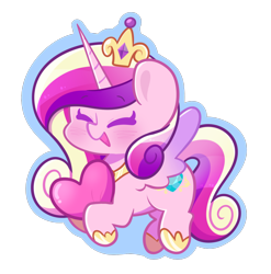 Size: 1562x1584 | Tagged: safe, artist:typhwosion, imported from derpibooru, princess cadance, alicorn, pony, chibi, simple background, solo, transparent background