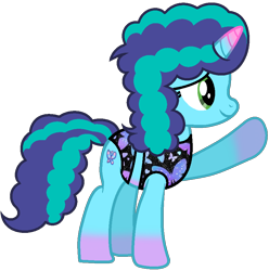 Size: 882x888 | Tagged: safe, artist:loladreamteam, artist:luminoussentry-bases, imported from derpibooru, pony, unicorn, base used, clothes, coat markings, cute, female, g4, g5, g5 to g4, generation leap, looking to the right, mare, markings, misty brightdawn, mistybetes, my little pony: make your mark, raised hoof, simple background, socks (coat markings), solo, swimsuit, transparent background