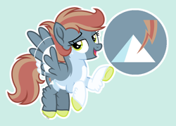 Size: 1984x1417 | Tagged: safe, artist:pastelnightyt, imported from derpibooru, oc, oc:prism bolt (pastelnightyt), pegasus, pony, base used, female, mare, offspring, parent:rainbow dash, parent:soarin', parents:soarindash, solo