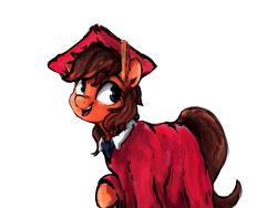 Size: 3600x2700 | Tagged: safe, artist:thefloatingtree, imported from derpibooru, oc, oc only, earth pony, pony, clothes, earth pony oc, female, graduation cap, graduation gown, hat, simple background, transparent background