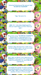 Size: 2045x3765 | Tagged: safe, imported from derpibooru, fluttershy, nurse neightingale, earth pony, pegasus, pony, clothes, dialogue, dialogue box, english, event, female, gameloft, hat, mare, mobile game, my little pony: magic princess, official, speech bubble, text