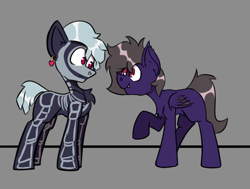 Size: 868x657 | Tagged: safe, artist:cotarsis, imported from derpibooru, oc, bat pony, earth pony, pony, ponified, sketch