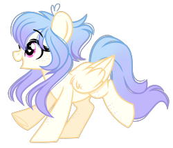 Size: 2308x1971 | Tagged: safe, alternate version, artist:emberslament, imported from derpibooru, oc, oc only, oc:bubblebeat, pegasus, pony, female, freckles, heart, heart eyes, mare, quadrupedal, simple background, solo, transparent background, wingding eyes