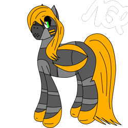 Size: 2480x2480 | Tagged: safe, artist:nessengin, imported from derpibooru, oc, oc only, oc:nessengin v1, pegasus, pony, robot, robot pony, simple background, solo, transparent background