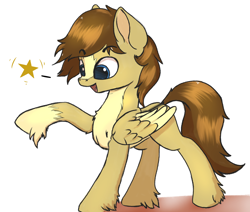 Size: 2766x2342 | Tagged: safe, artist:db, imported from derpibooru, oc, oc only, oc:buttercup, pegasus, pony, mustang, simple background, solo, transformation, white background