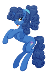 Size: 2400x3855 | Tagged: safe, artist:carnifex, imported from derpibooru, oc, oc:nighttime wishes, pony, unicorn, ;p, female, hairband, mare, one eye closed, simple background, solo, tongue out, white background, wink