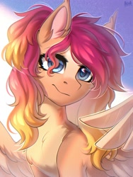 Size: 2500x3325 | Tagged: safe, artist:hakaina, imported from derpibooru, oc, oc only, pegasus, pony, solo