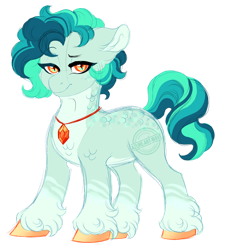 Size: 1024x1078 | Tagged: safe, artist:azure-art-wave, imported from derpibooru, earth pony, pony, female, magical lesbian spawn, mare, offspring, parent:coloratura, parent:sapphire shores, simple background, solo, transparent background