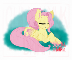 Size: 1750x1450 | Tagged: safe, artist:cuddlypinkdrink, imported from derpibooru, fluttershy, pony, lying down, prone, solo