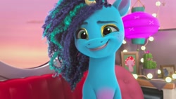 Size: 1920x1080 | Tagged: safe, imported from derpibooru, screencap, pony, unicorn, spoiler:g5, spoiler:my little pony: make your mark, spoiler:my little pony: make your mark chapter 4, spoiler:mymc04e05, cute, eyeshadow, female, g5, makeup, mare, misty brightdawn, my little pony: make your mark, my little pony: make your mark chapter 4, smiling, the manesquerade ball
