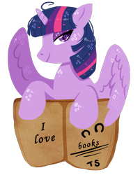 Size: 700x870 | Tagged: safe, artist:coffeelotte, edit, editor:strifesnout, twilight sparkle, alicorn, pony, female, happy, mare, solo, twilight sparkle (alicorn)