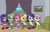 Size: 708x450 | Tagged: safe, artist:joey nigro, screencap, applejack, fluttershy, pinkie pie, rainbow dash, rarity, twilight sparkle, equestria girls, goanimate, grounded, mane six