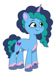 Size: 1150x1533 | Tagged: safe, artist:ben81398, imported from derpibooru, pony, unicorn, spoiler:g5, spoiler:my little pony: tell your tale, spoiler:tyts01e54, bracelet, female, friendship bracelet, g5, i've seen fire and i've seen rain (bows), jewelry, mare, misty brightdawn, my little pony: tell your tale, simple background, smiling, solo, transparent background