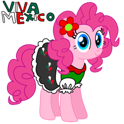 Size: 894x894 | Tagged: safe, artist:fanvideogames, imported from derpibooru, pinkie pie, pony, clothes, female, looking at you, solo