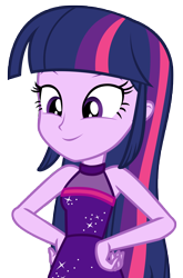 Size: 6916x10508 | Tagged: safe, artist:andoanimalia, imported from derpibooru, twilight sparkle, human, equestria girls, equestria girls series, spring breakdown, spoiler:eqg series (season 2), hand on hip, simple background, smiling, spring break, transparent background