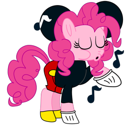 Size: 2800x2800 | Tagged: safe, artist:fanvideogames, imported from derpibooru, pinkie pie, disney, female, male, mickey mouse